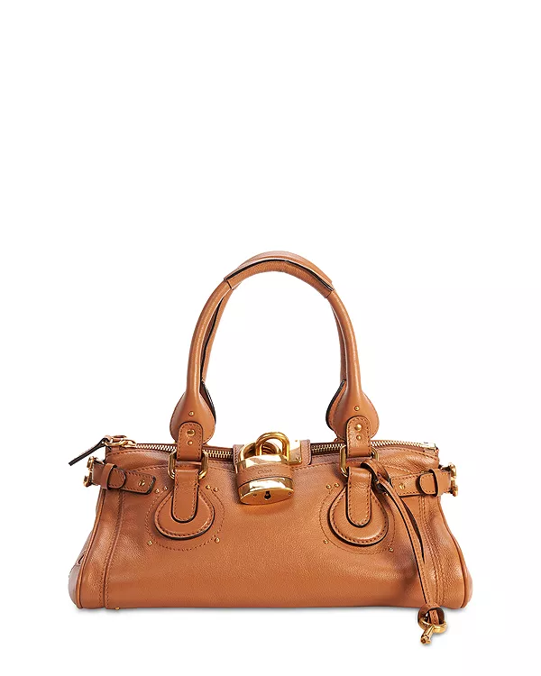 

Сумка через плечо с замком Паддингтона Chloé, коричневый