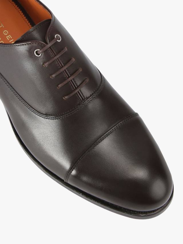 Оксфордские туфли из слоановой кожи Kurt Geiger London, темно-коричневый — фото 4