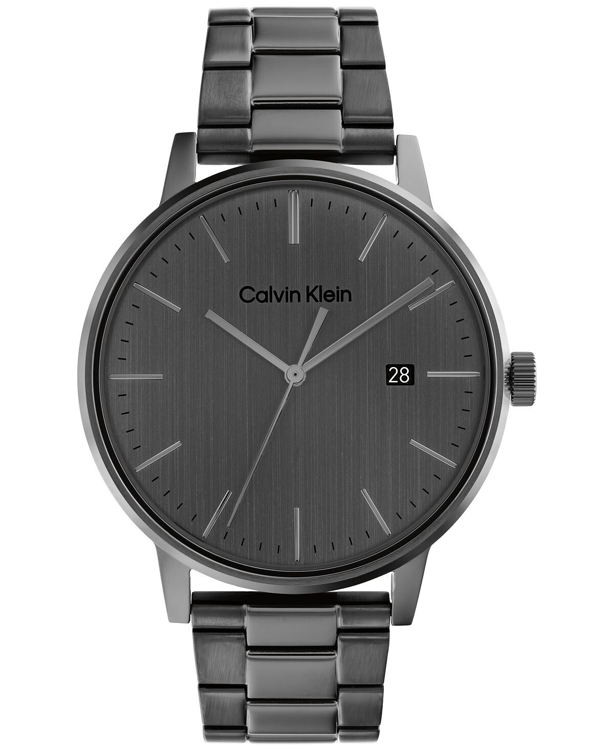 

Серые часы-браслет из нержавеющей стали 43 мм Calvin Klein