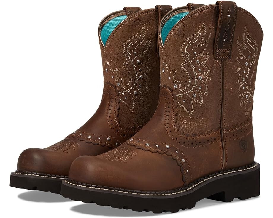 

Ботинки Ariat Gembaby Western, цвет Distressed Brown