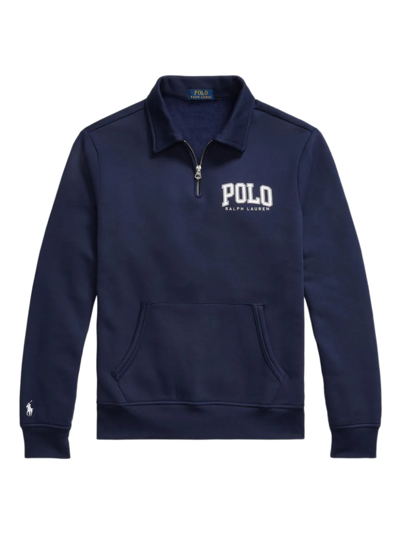 

Polo Ralph Lauren флисовая толстовка с воротником, синий