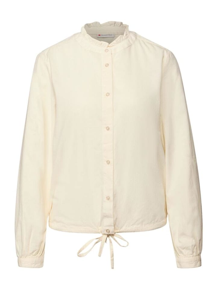 

Блузка с длинными рукавами нежно-бежевого цвета Street One