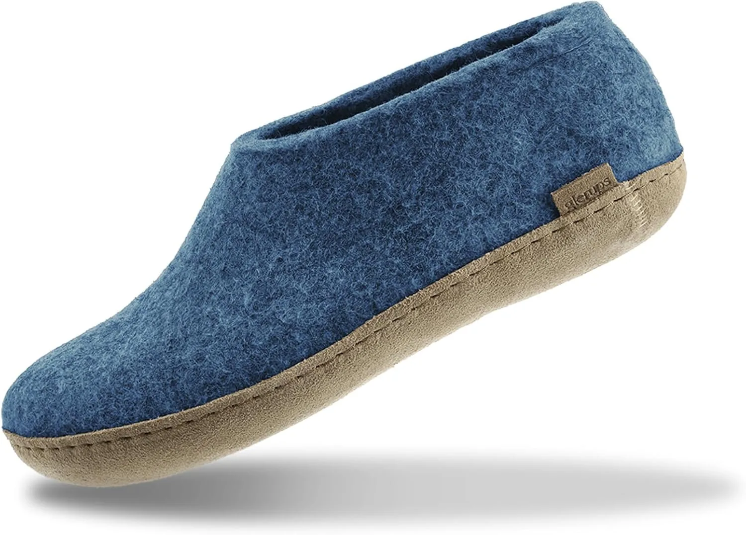 Войлочные тапочки Glerups dk B, унисекс, для взрослых, модель Hut Shoes, кожаная подошва