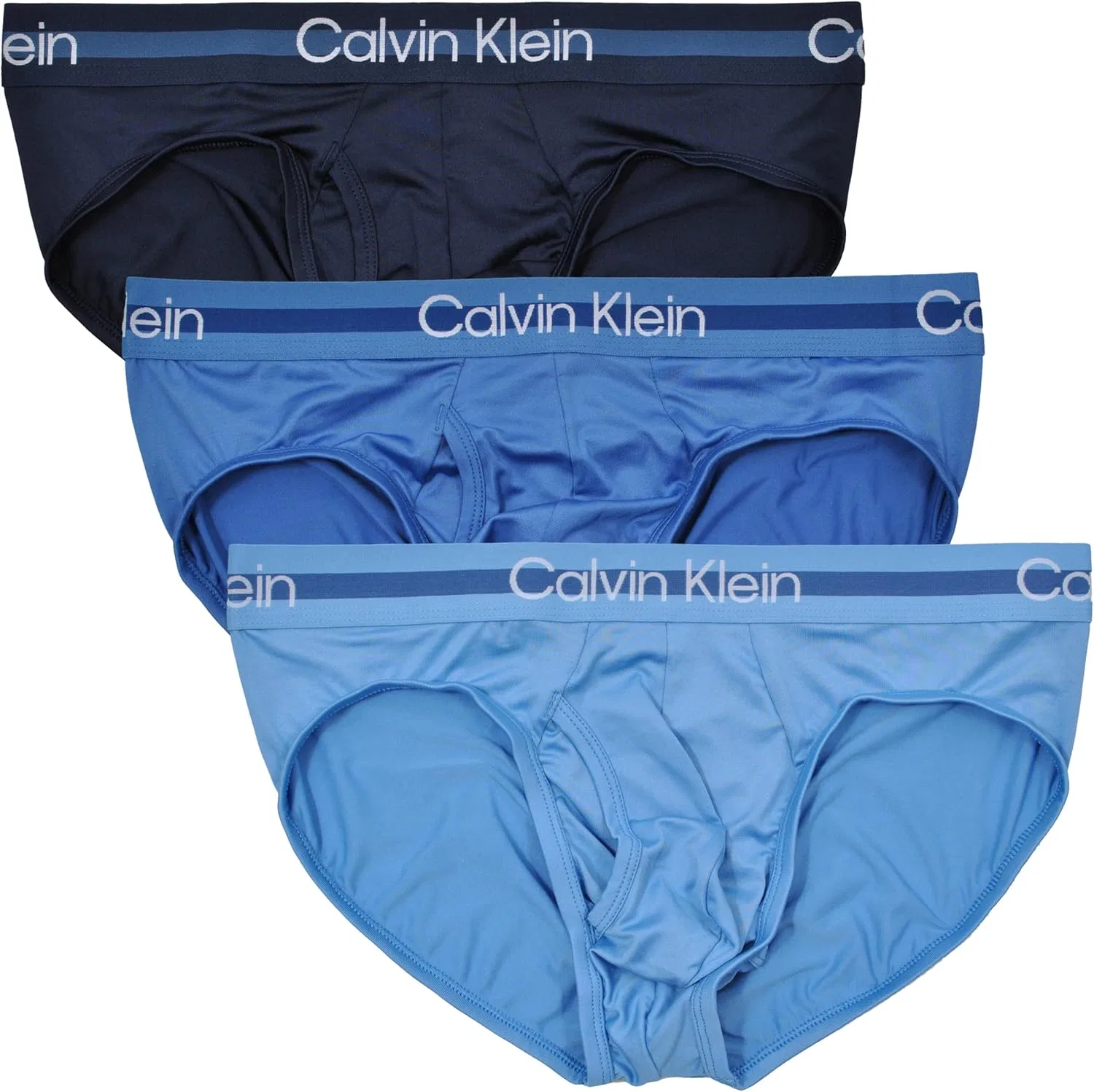 Брифы Calvin Klein, синий ассорти