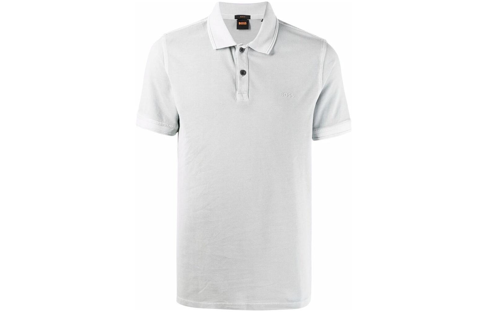 

Рубашка-поло мужская серая HUGO BOSS, серый