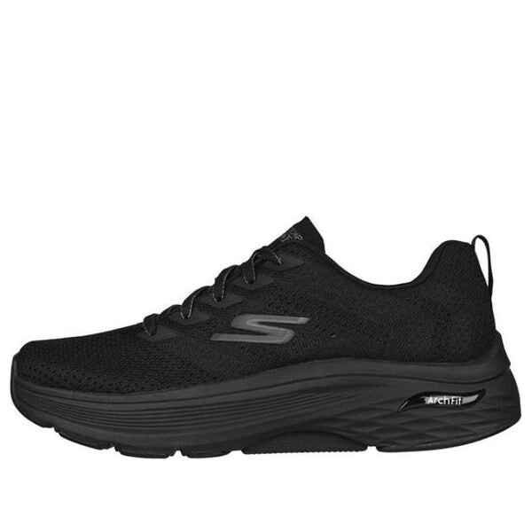 

Кроссовки go run max cushioning arch fit 'pure black' Skechers, черный