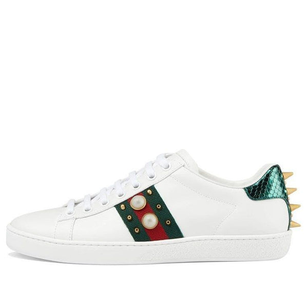 Кроссовки ace studded Gucci, белый