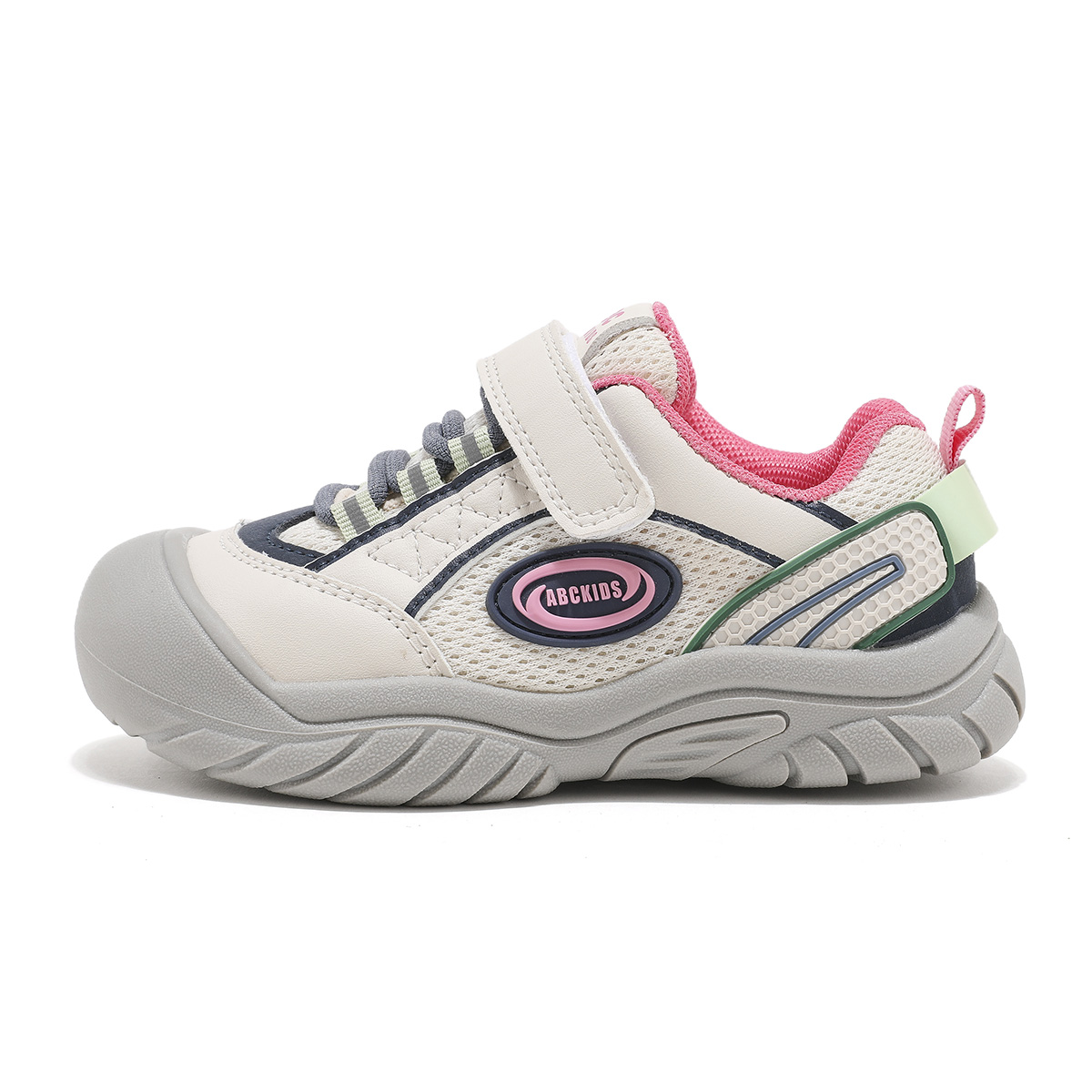 

Нескользящие, износостойкие, легкие, амортизирующие, низкие повседневные кроссовки для детей ABC KIDS, черный/бежевый