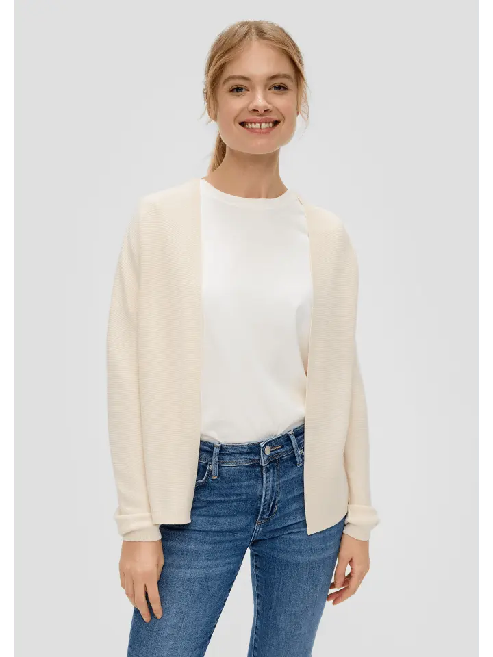 

Кардиган sOliver Strickjacke langarm, бежевый