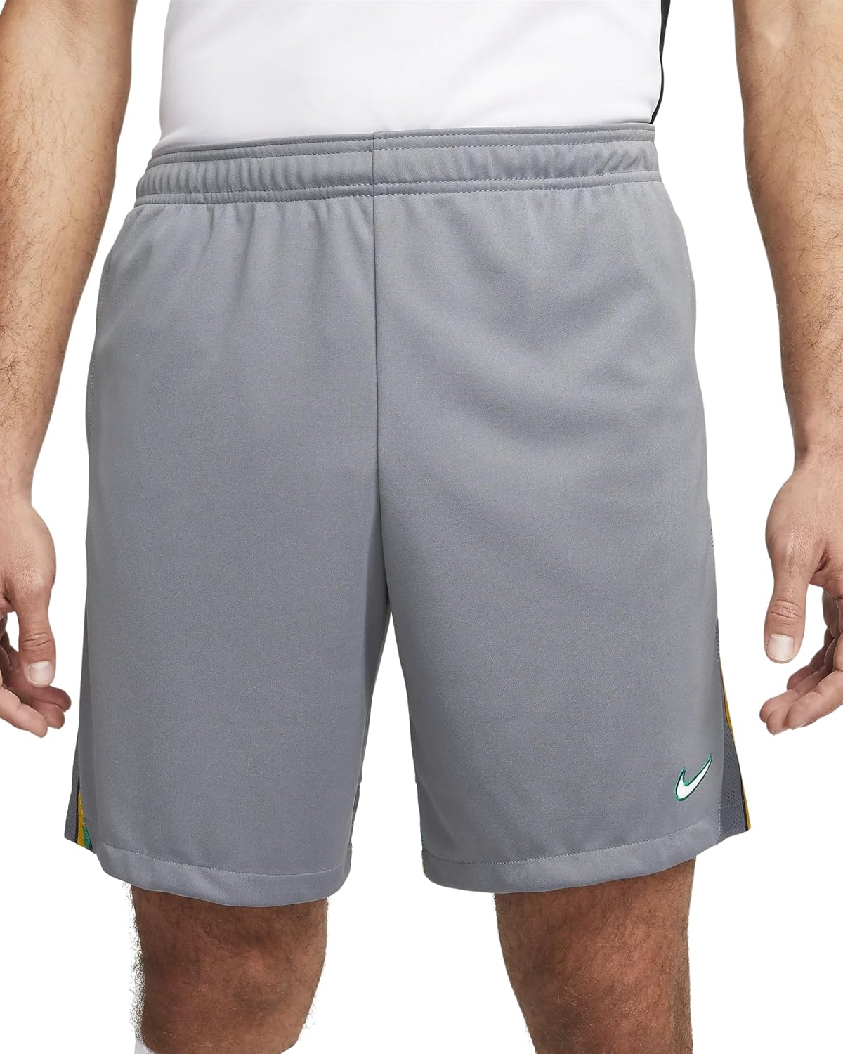 

Мужские футбольные шорты Nike Dri-FIT Academy Pro, Cool Grey/Stadium Green/White