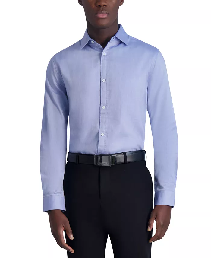 

Мужская рубашка Slim-Fit из ткани KARL LAGERFELD PARIS, синий