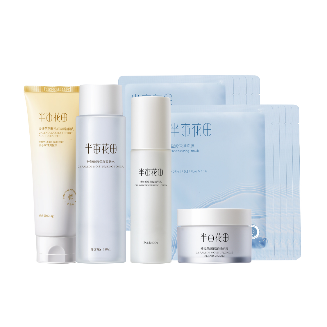 

Набор для ухода с церамидами увлажняющий восстанавливающий тоник 188мл + эмульсия 120г LITTLE DREAM GARDEN