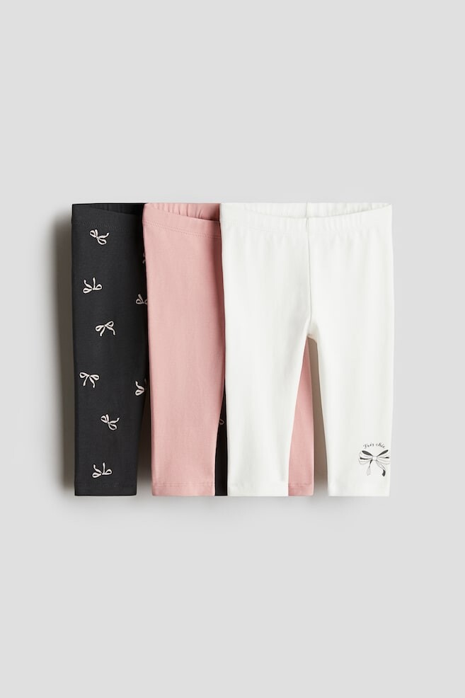 

Упаковка из 3 пар леггинсов из хлопкового джерси H&M, мультиколор