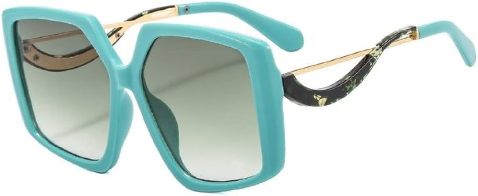 

Солнцезащитные очки неправильной формы для женщин, с металлическими шарнирами, в стиле ретро, ​​женские солнцезащитные очки с защитой от УФ-излучения UV400 для мужчин LANGSER, Green