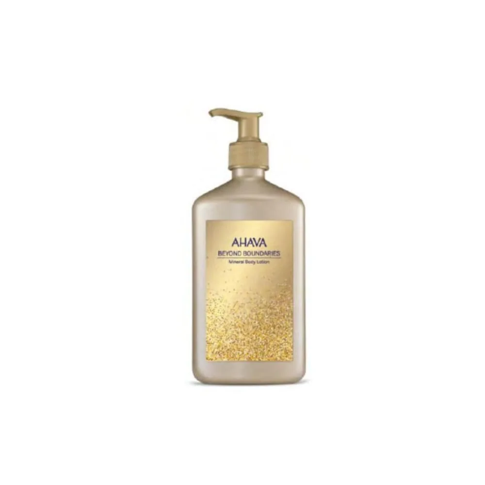 AHAVA Beyond Boundaries Mineral Body Lotion (Limited Edition) - Ежедневный увлажняющий лосьон для тела с осмотером, эксклюзивная смесь минералов Мертвого моря и питательных растительных экстрактов, 500 мл