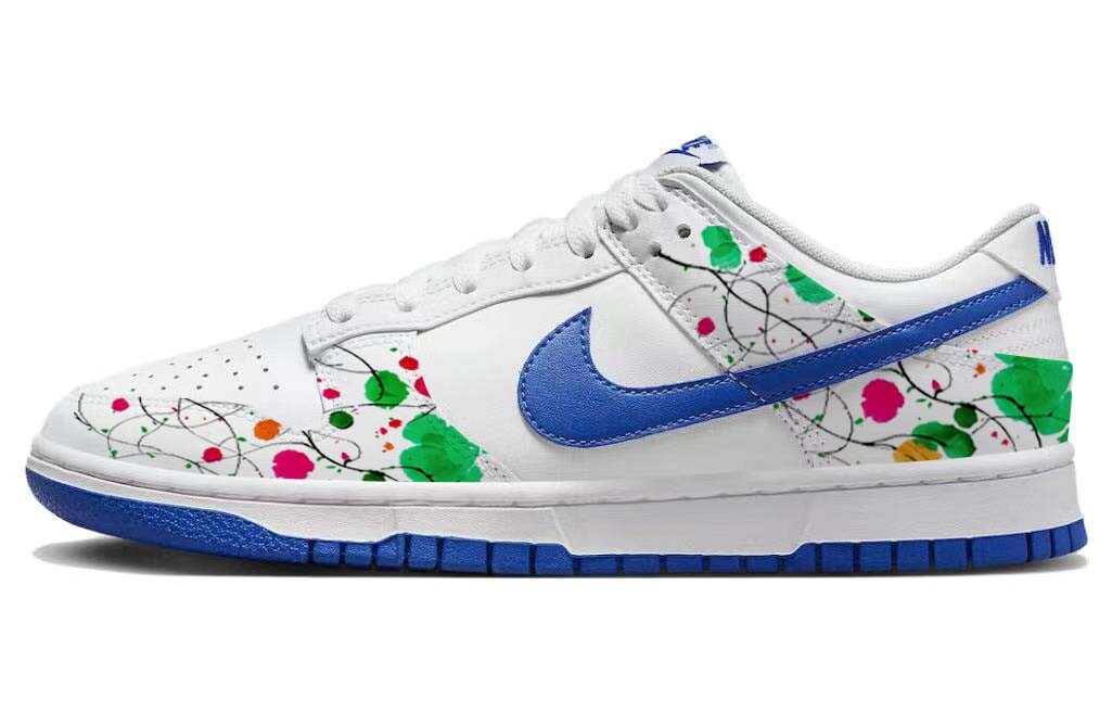 

Кроссовки Nike Dunk Skateboard Shoes Men Low-Top Blue White, Синий, Кроссовки Nike Dunk Skateboard Shoes Men Low-Top Blue White