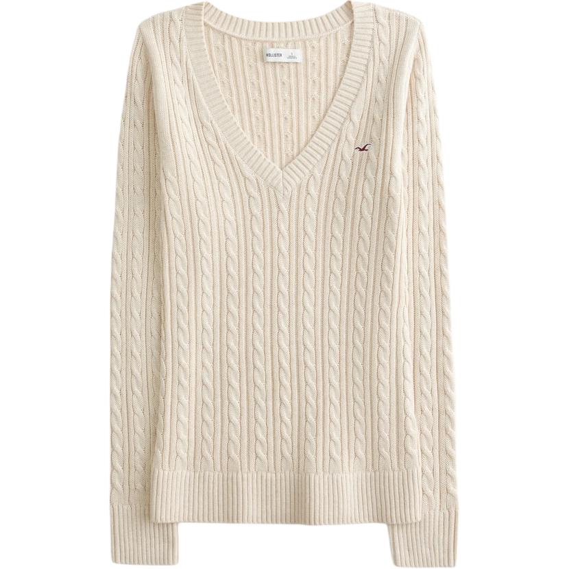 

Женский свитер верблюжьего цвета Hollister/, camel