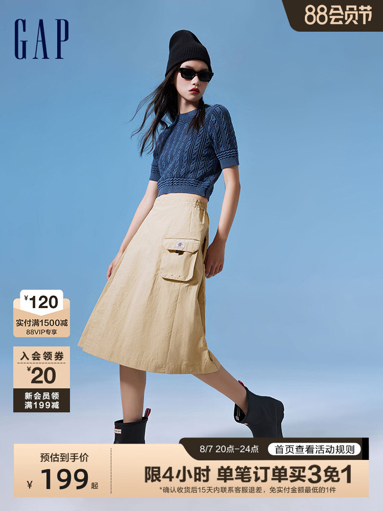 

Свитер женский Gap вязаный, темно-синий