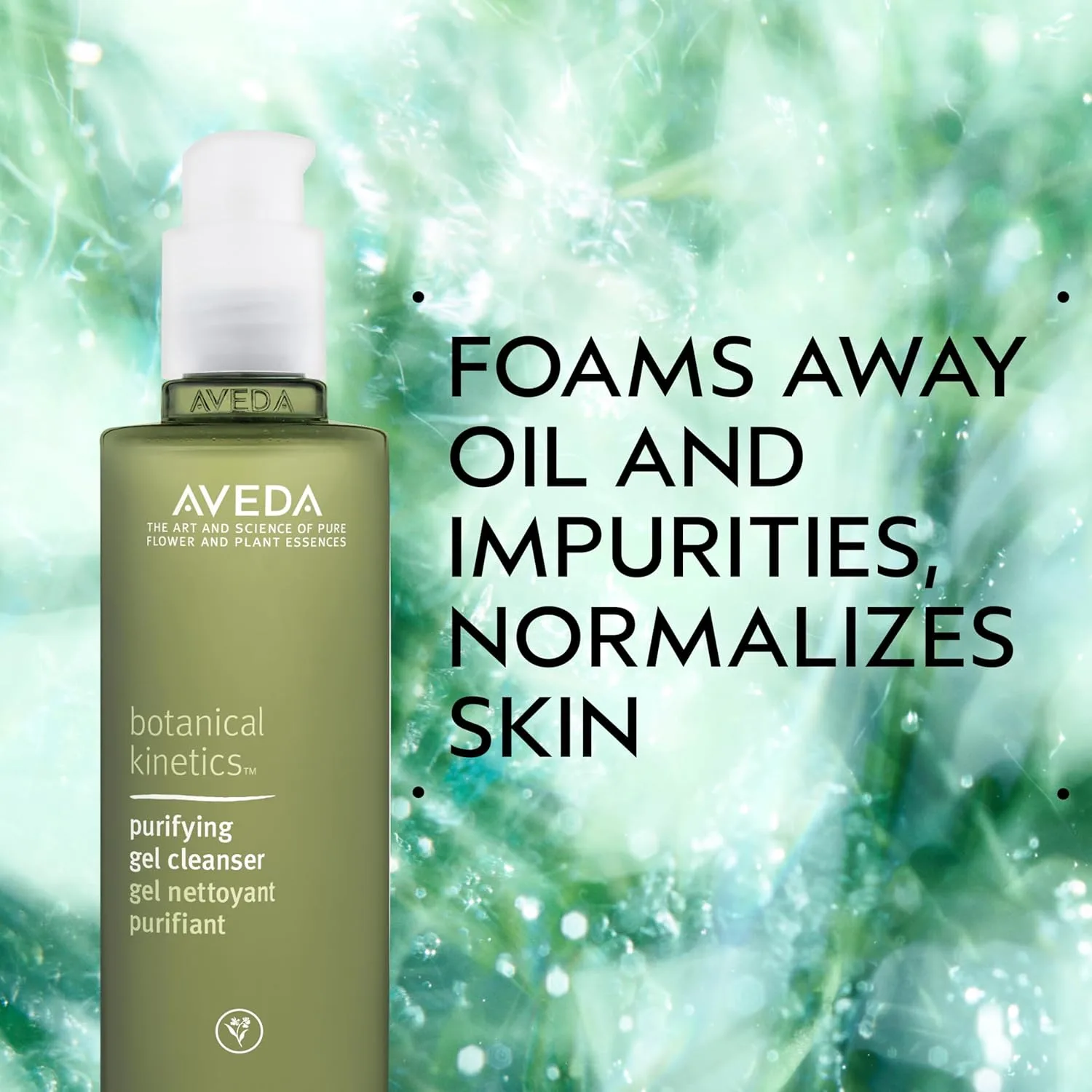 Гель для умывания Aveda — Очищающий гель для лица Botanical Kinetics | для нормальной и жирной кожи | с лавандой и — фото 2