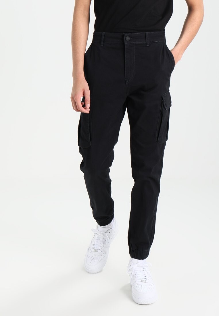 

Брюки карго Cuffed Skinny Trouser Pier One, черный