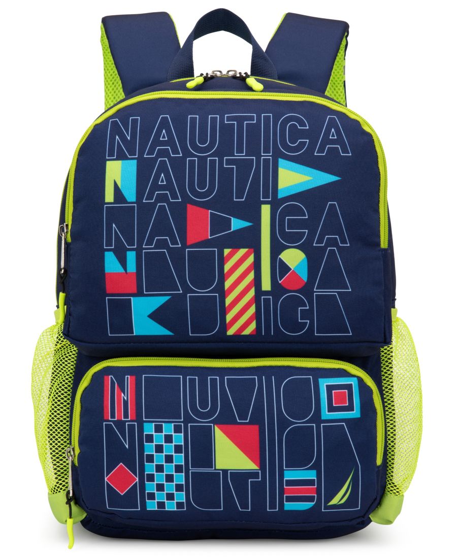 

Детский школьный рюкзак, высота 40 см Nautica, цвет flags