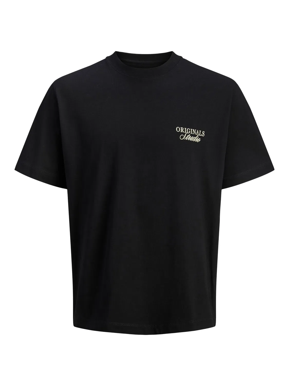 Футболка хлопковая JACK & JONES Junior, черный