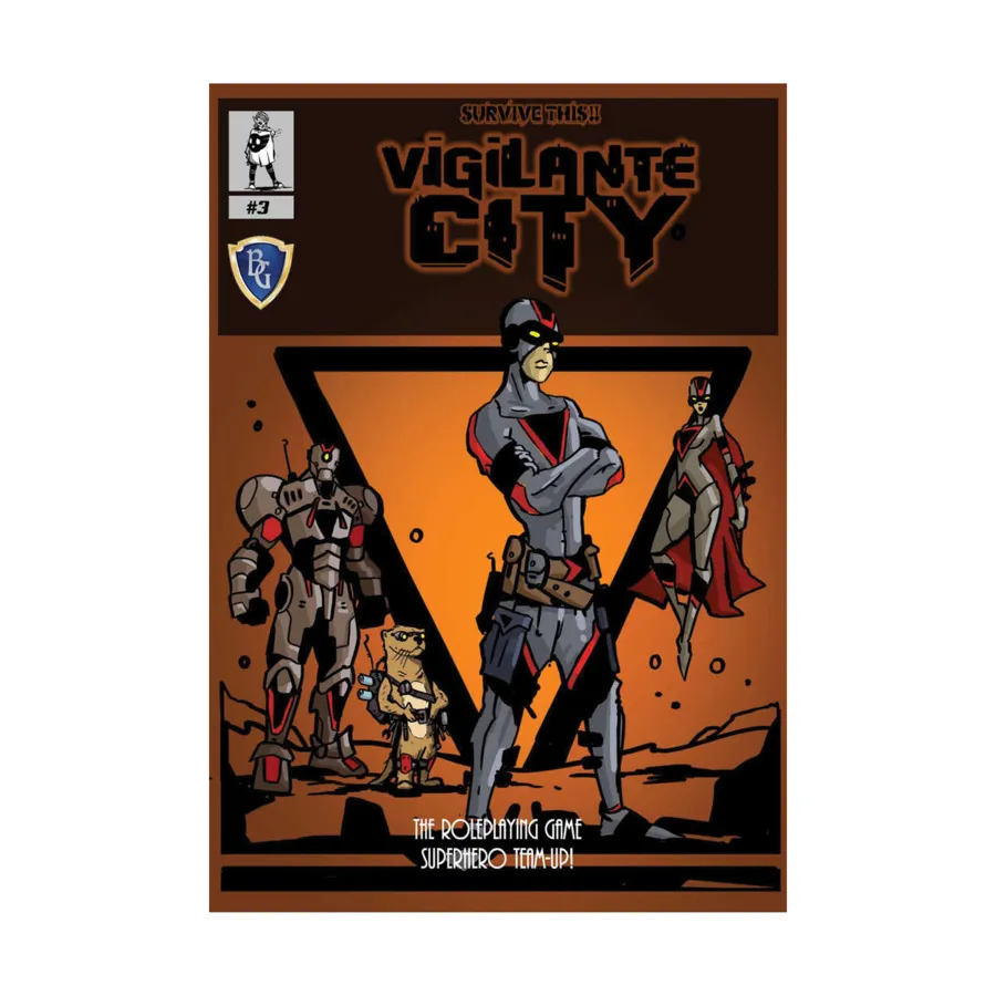 

Vigilante City 3 - Superhero Team-Up!, Survive This!!, мягкая обложка