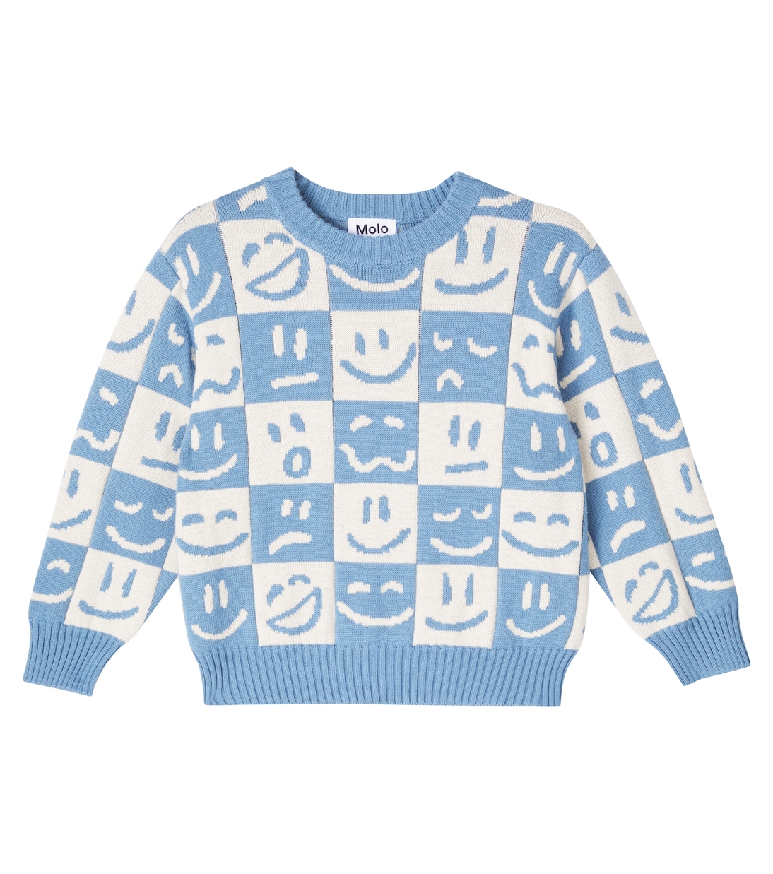 

Белло свитер из хлопка и шерсти Molo, Moods Knit