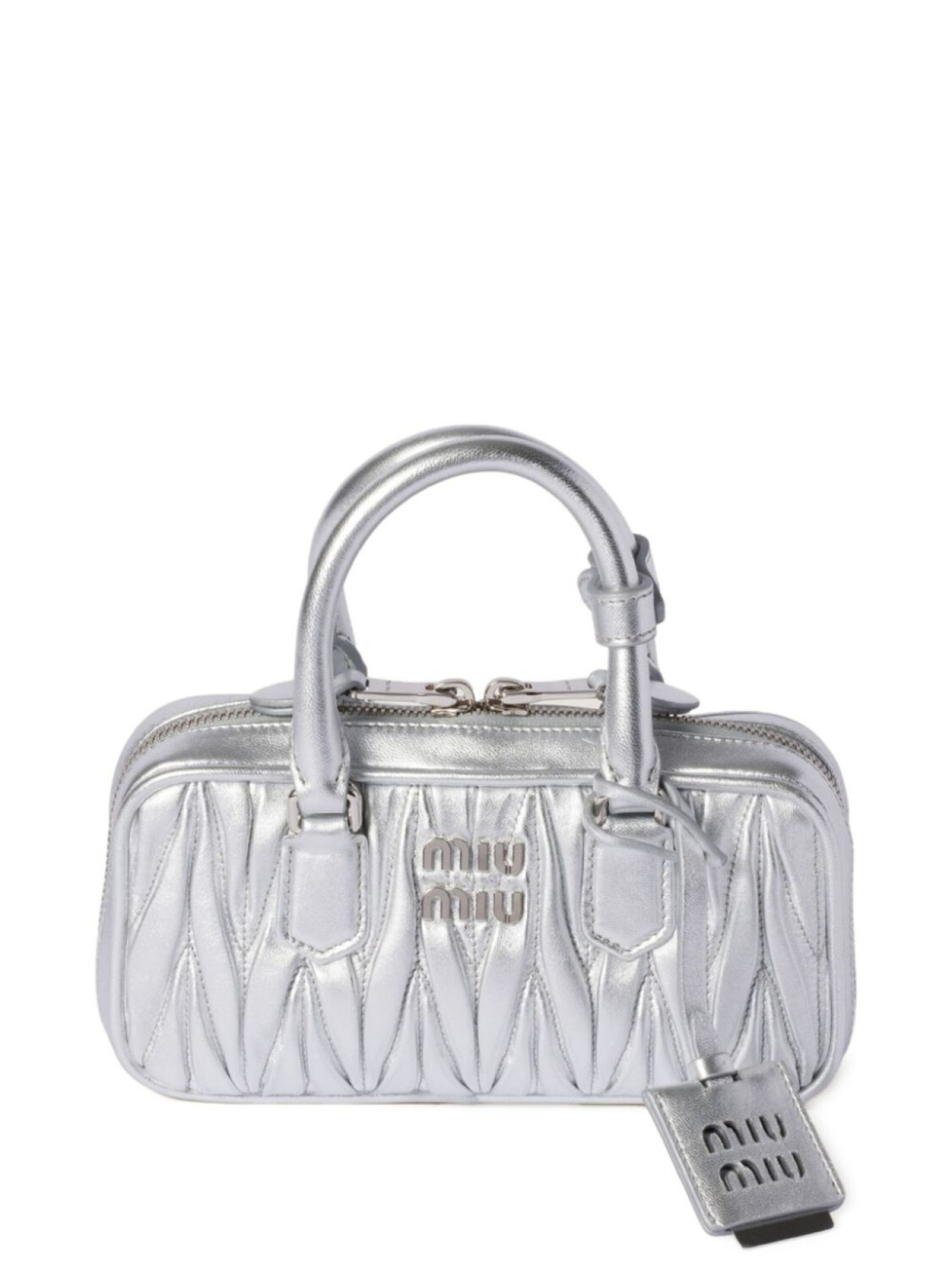 

Miu Miu мини-сумка Arcadie, серебристый