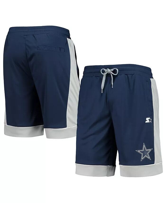 

Мужские темно-синие, серые шорты Dallas Cowboys, любимые фанатами моды G-III Sports by Carl Banks