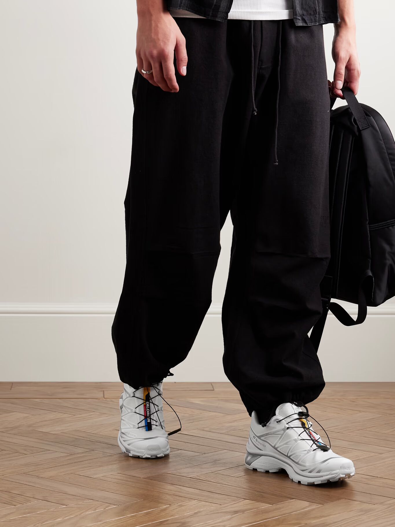 Кроссовки XT-6 GTX с резиновой отделкой GORE-TEX Mesh SALOMON, белый — фото 4