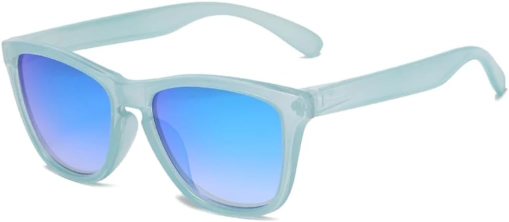 

Солнцезащитные очки с защитой от УФ-излучения UV400 | Панк, большая оправа, цветные линзы | для женщин и мужчин, для занятий спортом на открытом воздухе и вождения DSVIGF, Bluemirror