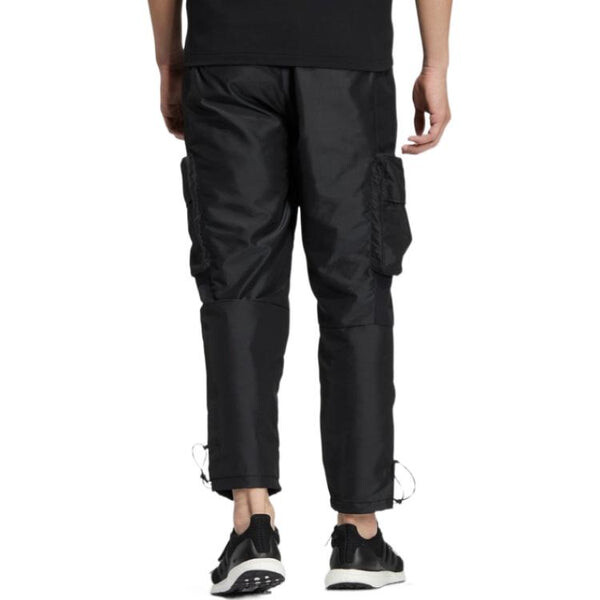 Спортивные штаны Men's adidas Solid Color Pocket Logo Printing Straight Lacing Sports Pants/Trousers/Joggers Black, мультиколор — фото 4