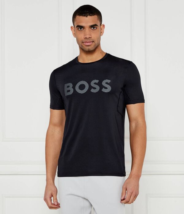 

Футболка футболка активная Slim fit Boss Green, черный