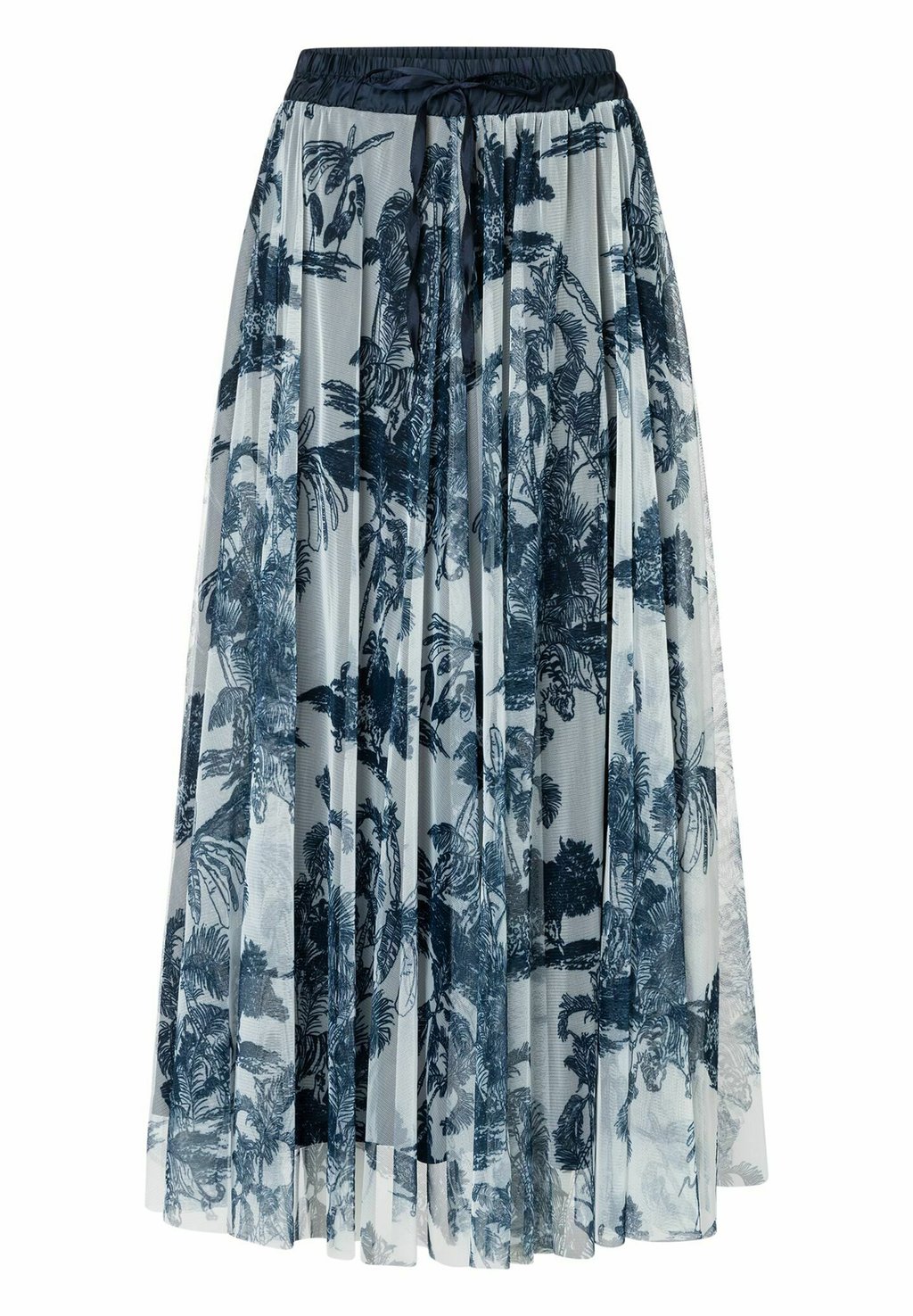 

Юбка плиссированная A-line skirt More & More, темно-синий