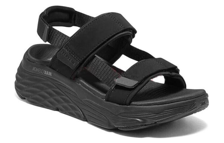 Пляжные сандалии Max Cushioning женские черные Skechers — фото 3