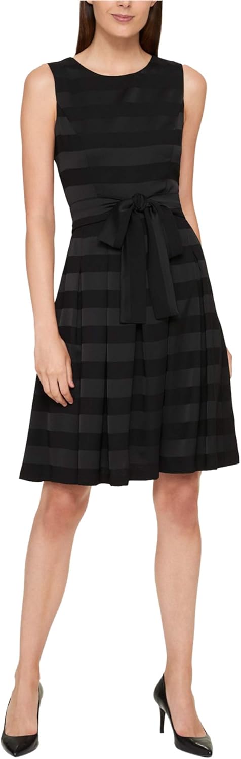 

Женское платье Tommy Hilfiger с облегающим кроем и расклешенной юбкой, Black