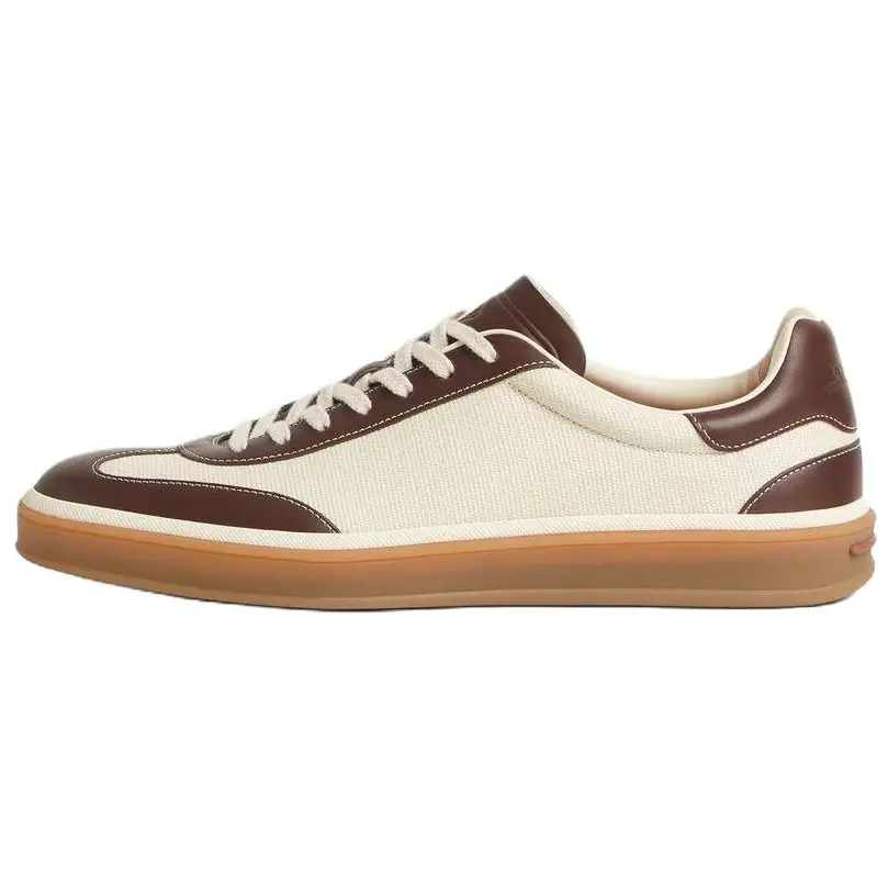 

Loro Piana Кроссовки для скейтбординга Tennis Walk Low top мужские коричневые