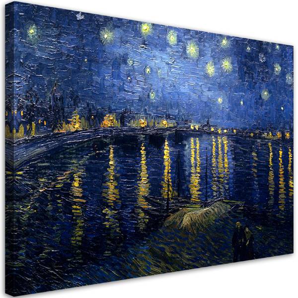 

Картина арт-принт KUNSTLOFT Starry Night Over the Rhône, многоцветный