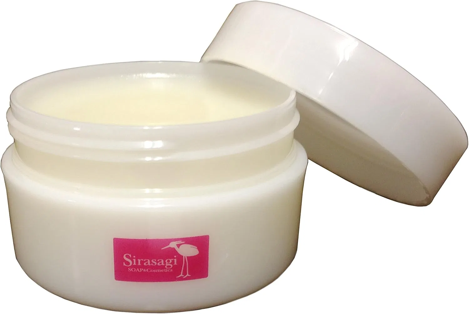 Крем для лица Shirasagi Soap & Cosmetics — Дневной с маслом лошади, жожоба, без отдушки, 85 г