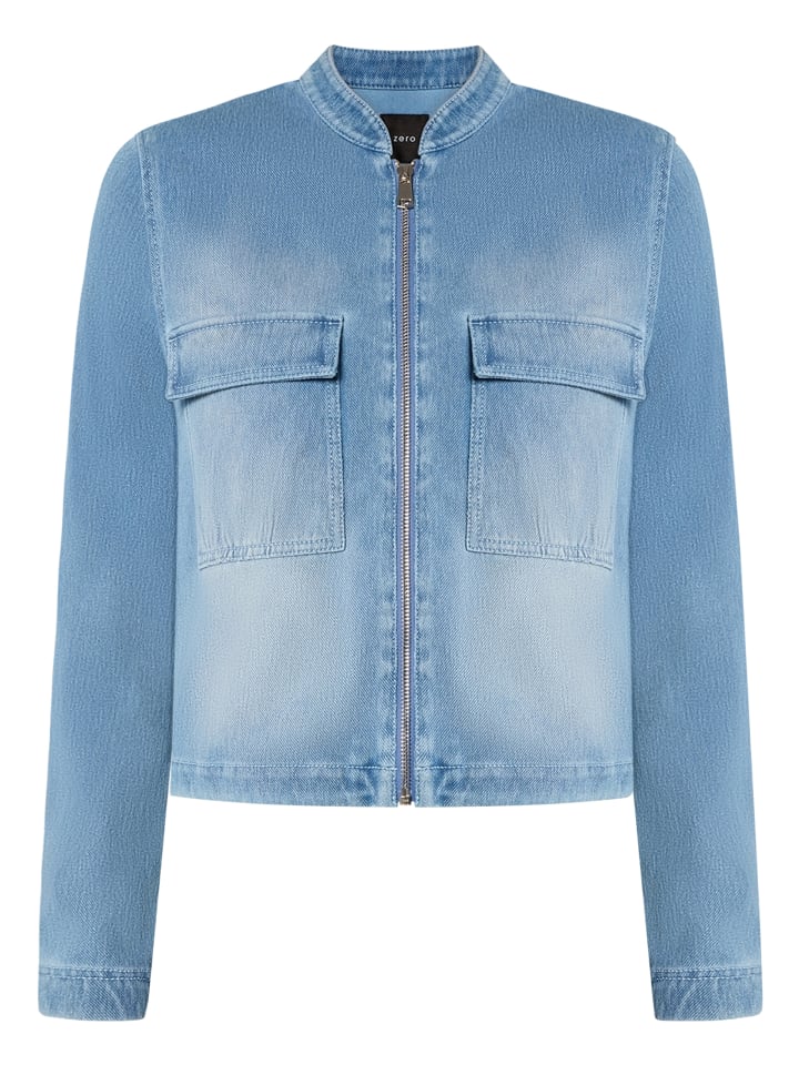 

Zero Джинсовая куртка на молнии, синяя