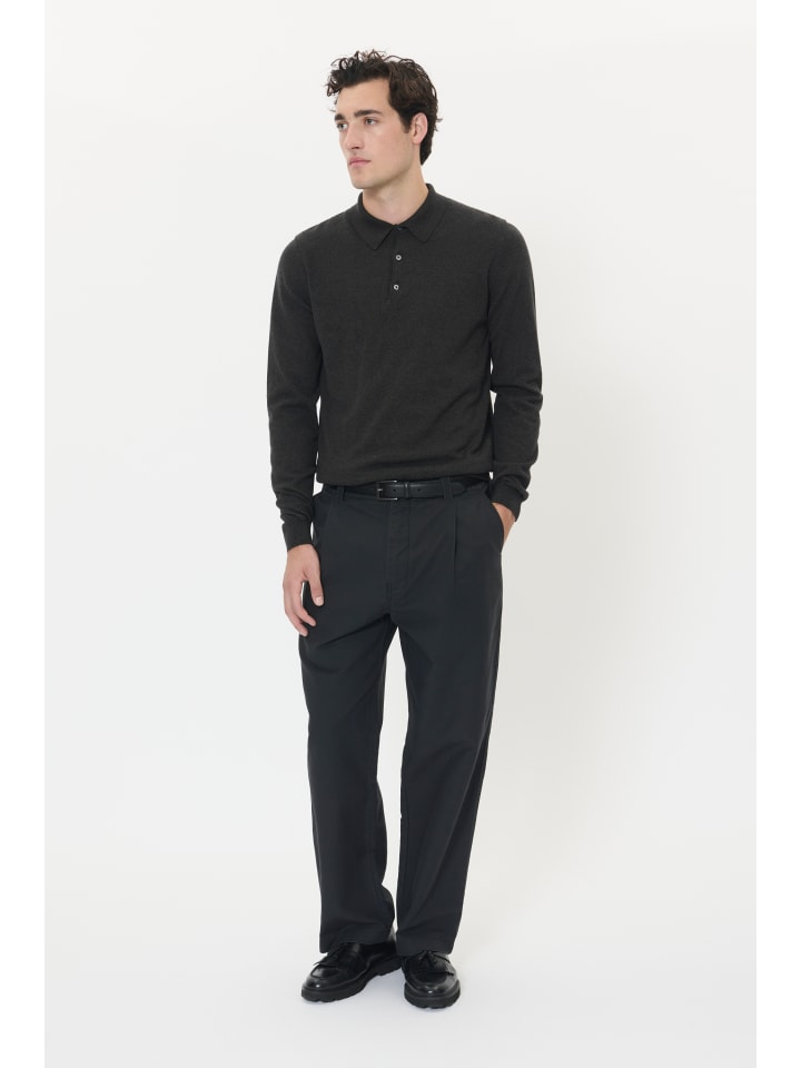 

Matinique Вязаный свитер Maklint прямого кроя, темно-серый меланж