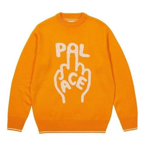 

Свитер finger up knit sweater 'orange' Palace, оранжевый