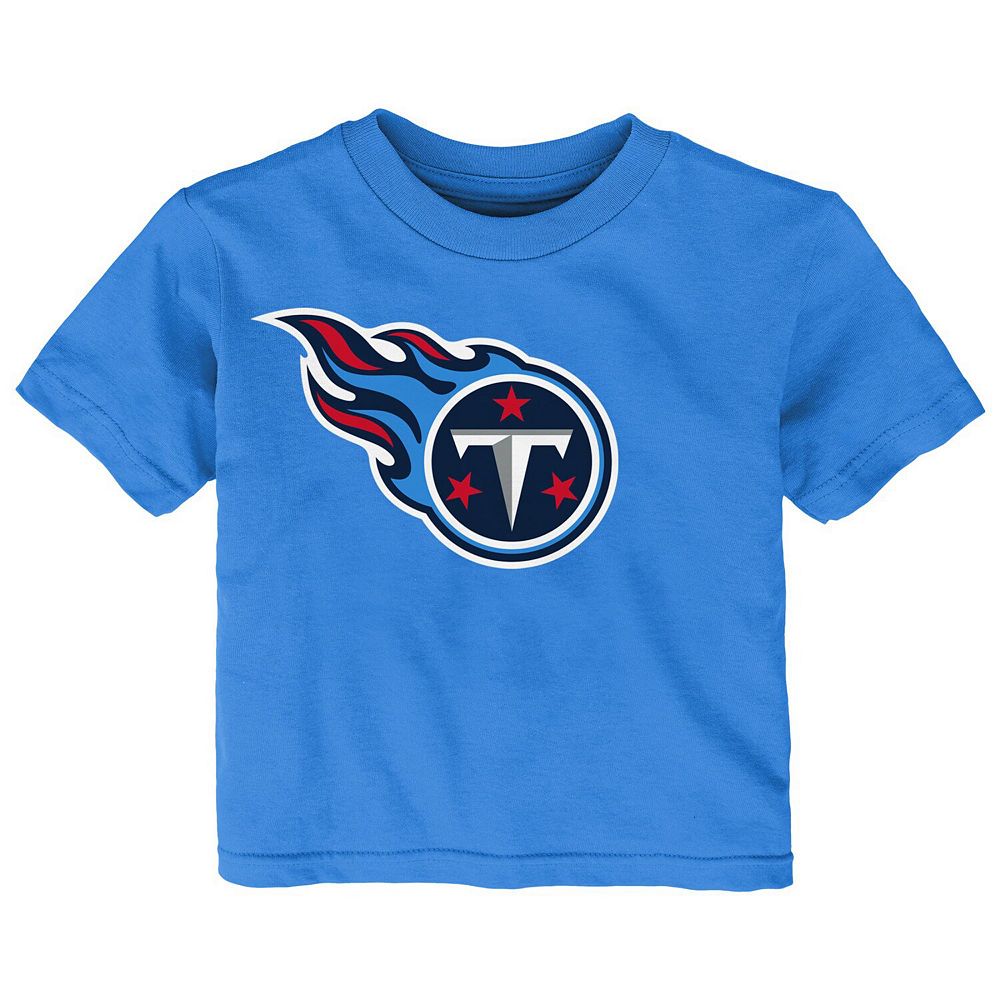 

Голубая футболка с логотипом Infant Tennessee Titans Primary Outerstuff, цвет Ttn Light