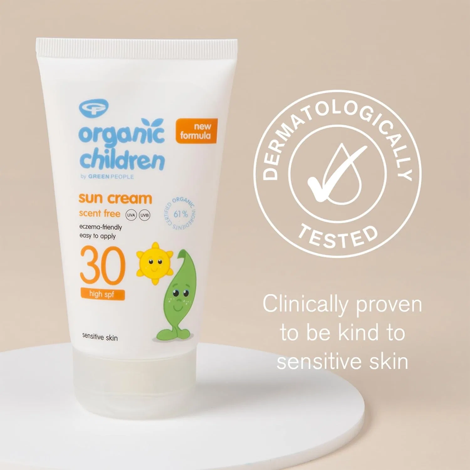 Солнцезащитный лосьон для детей SPF30 Green People без отдушки 150мл Greenpeople — фото 4