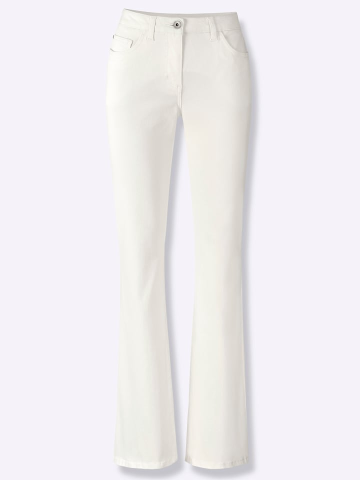 

WITT WEIDEN Белые расклешенные джинсы