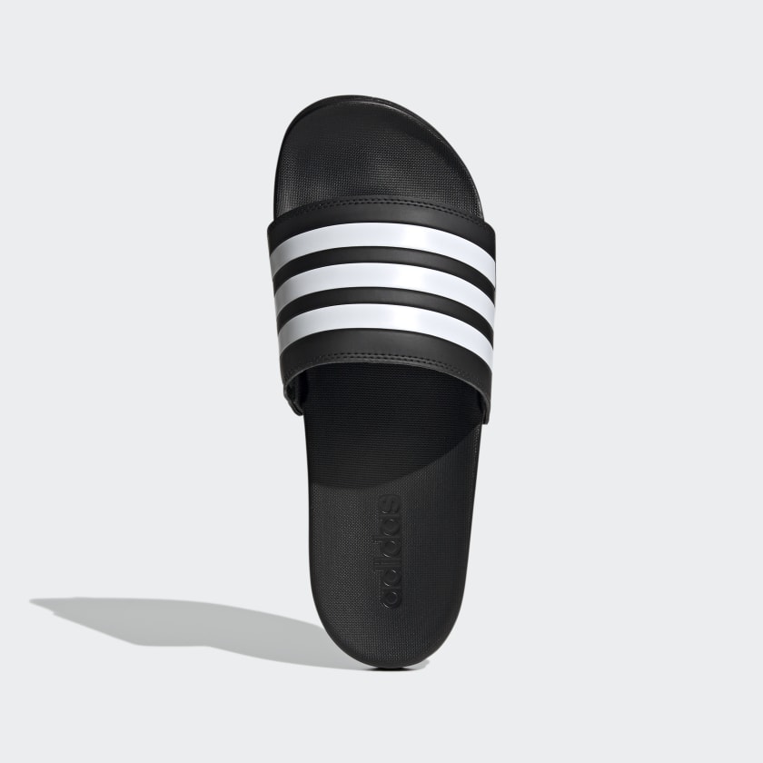 Мужские шлепанцы Adidas Adilette Comfort, черно-белый — фото 3