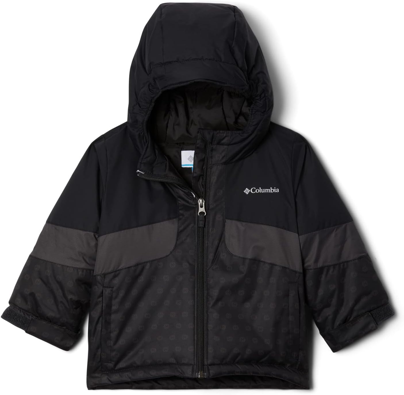 Куртка Columbia Girls' Horizon Ride Ii, Black/Black Paperflakes — фото 4