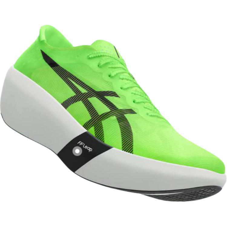 Metaspeed Ray мужские и женские беговые кроссовки с возвратом энергии и дышащие ASICS, зеленый — фото 3