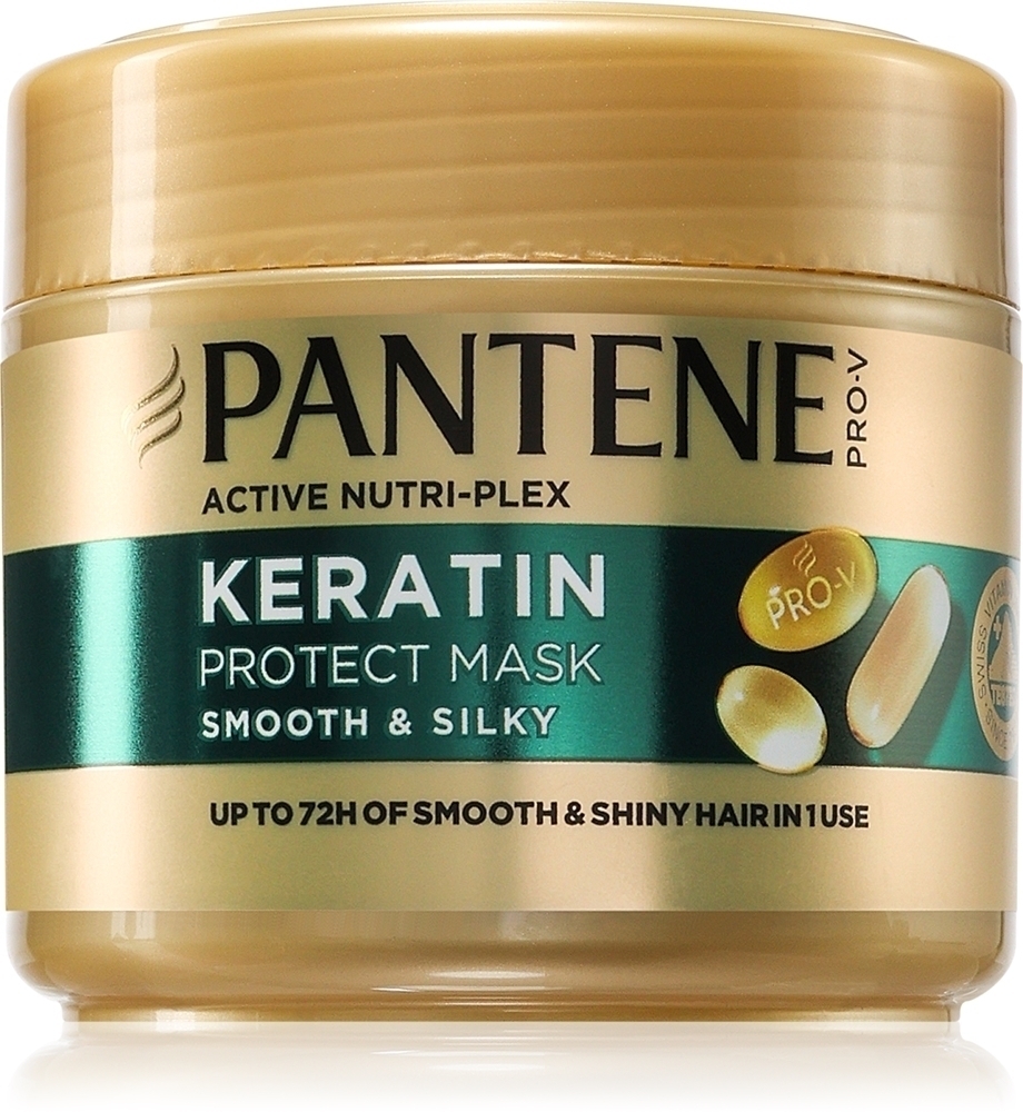 

Маска Pro-V Active Nutri Plex Smooth & Silky для блестящих и мягких волос Pantene, 300 мл